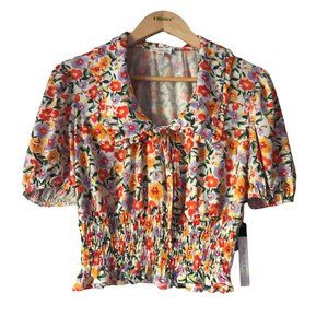 NWT S.C. Society Floral Top S